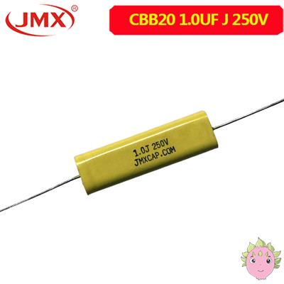 CBB20軸向薄膜音響濾波<font color='red'>音頻電容</font>400V1.0UF 25X14.5X7.5